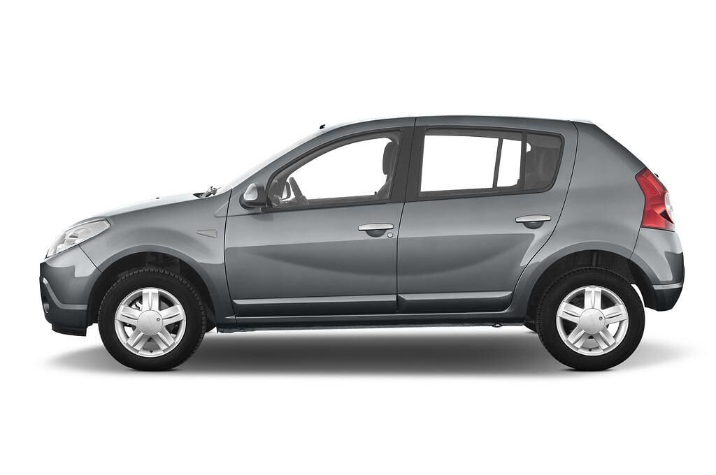 Dacia Sandero (Baujahr 2010) Laureate 5 Türen Seitenansicht