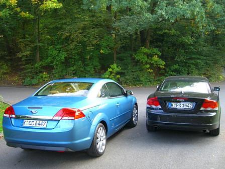 Ford Focus CC und Volvo C70