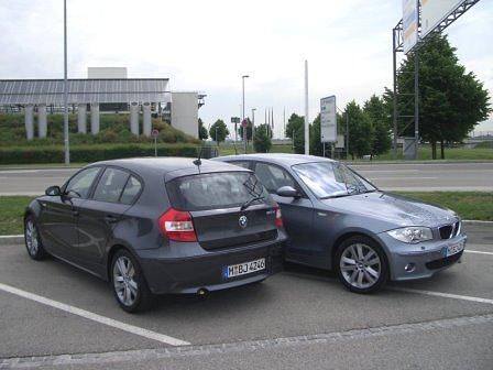 BMW 120i gegen BMW 120d