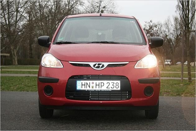 Mit 1,54 Meter Höhe folgt der i10 dem Trend zum hohen Kleinwagen