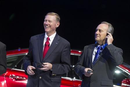 Ford-Chefs Alan Mulally Stephen Odell