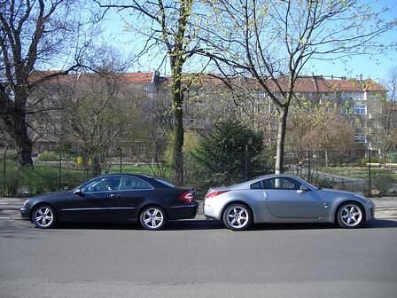Vergleich Mercedes CLK - Nissan 350 Z