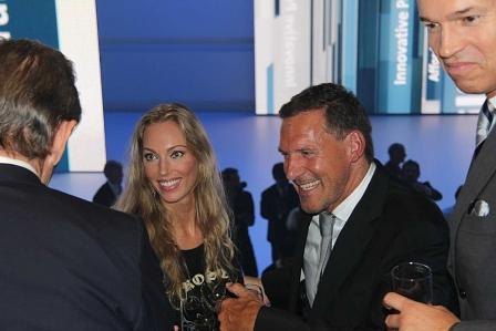 Ralf Möller war mit Begleitung vor Ort.