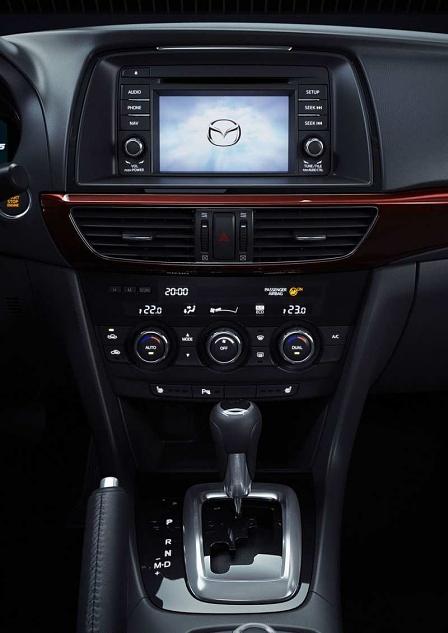 Das Navigationssystem im neuen Mazda6.