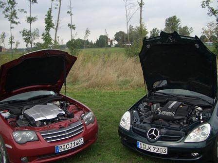 Vergleich Chrysler Crossfire Mercedes-Benz SLK