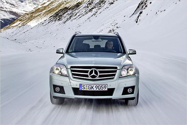 Des GLK Gespür für Schnee: Das neue Mercedes-SUV mit dem Allrad-System 4Matic