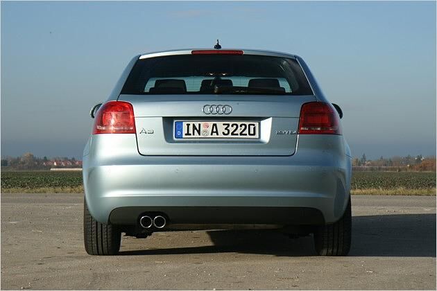 Die Form der Rückleuchten besitzt der A3 seit dem Facelift Mitte 2008