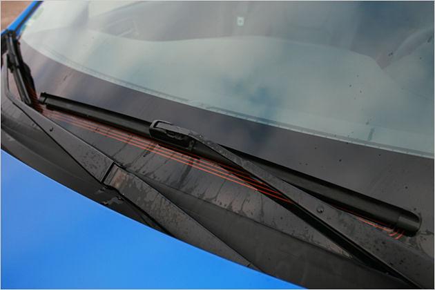 Subaru-Spezialität: Die beheizbaren Auflageflächen der Scheibenwischer