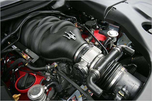 Kräftiger Muskel: Das 4,7-Liter-V8-Triebwerk des GranTurismo S