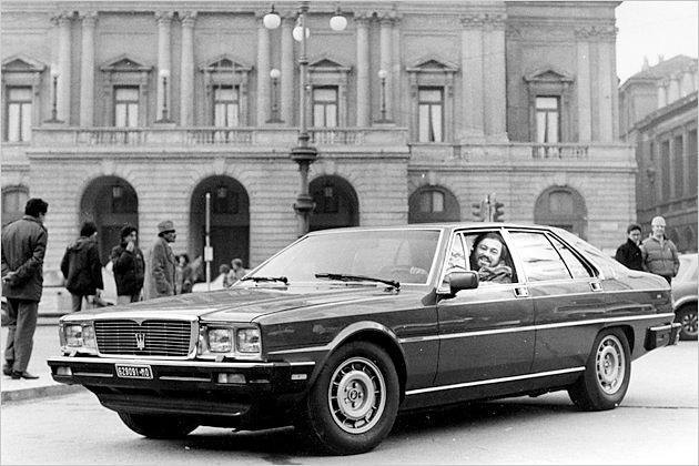 Großer Maserati-Fan: Der 2007 verstorbene Star-Tenor Luciano Pavarotti