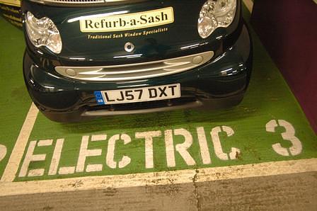 Smart ed in London - Parkhaus