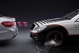 Technik: Mercedes Sicherheitsauto - Luftbremse