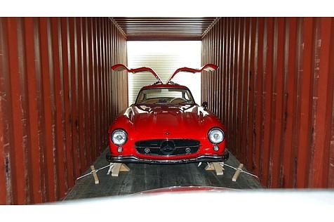 Sitzt, passt, wackelt (nicht) und hat Luft. Dieser Mercedes 300 SL kostet rund eine Million Euro.