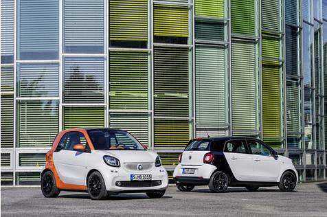 Smart Fortwo und Smart Forfour