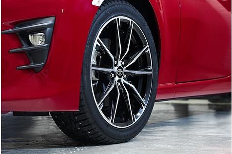 Bis zu 17 Zoll groß sind die Reifen des Toyota GT86.