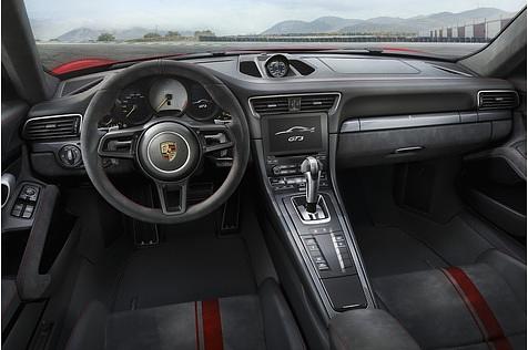 Das Cockpit des Porsche 911 GT3