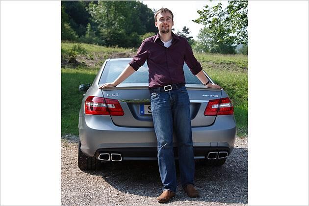 Redakteur Roland Hildebrandt: "Der Mercedes E 63 AMG ist ein Auto für alle Lebenslagen"