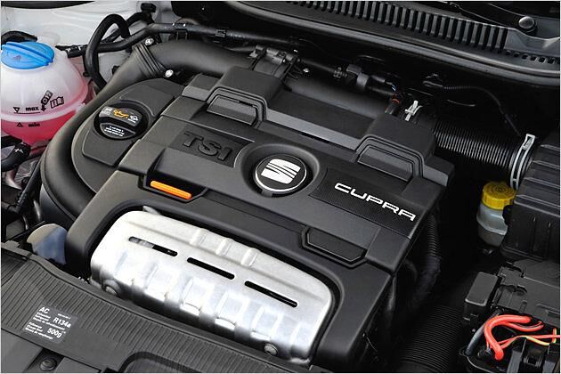 Unter der Haube des Ibiza Cupra Bocanegra arbeitet ein 1,4-Liter-Aggregat mit 180 PS