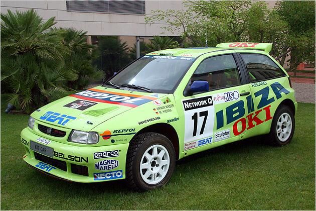 So sah die Rallye-Version der zweiten Generation des Seat Ibiza aus