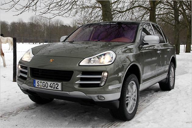 Von vorne ein ganz normaler Cayenne: Der Porsche Cayenne S Hybrid