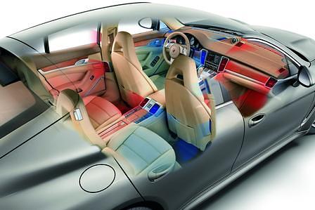 Porsche Panamera: Vier-Zonen-Klimaautomatik