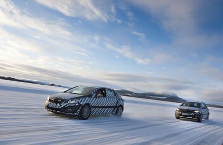 Wintertest des Opel Astra im nordschwedischen Arjeplog