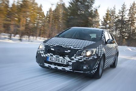 Wintertest des Opel Astra im nordschwedischen Arjeplog