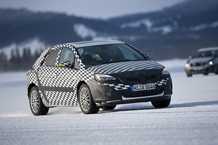 Wintertest des Opel Astra im nordschwedischen Arjeplog