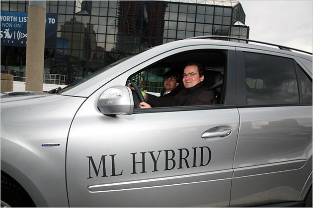 "Der Technologie-Brocken macht sich gut im Stadtverkehr", Redakteur Gregor Hebermehl bei seiner Testfahrt im Big Apple