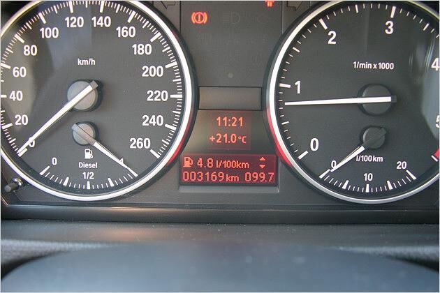 Die zweite Hälfte unserer Ausfahrt fuhren wir intuitiv - und landeten bei immer noch respektablen 4,8 Liter