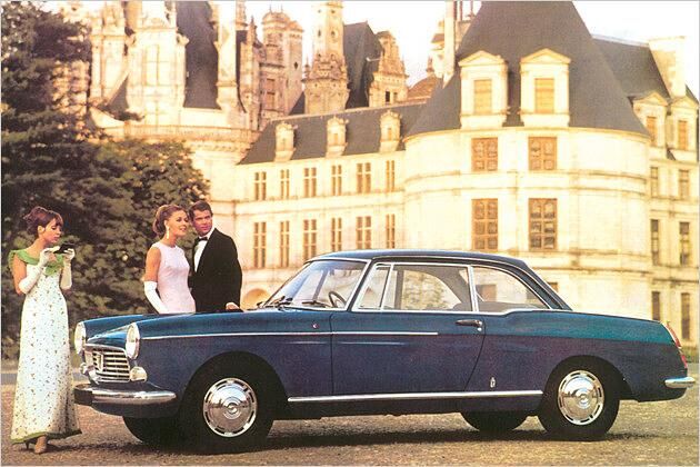Ahnengalerie des 407 Coupé: Das hübsche 404 Coupé erschien 1962