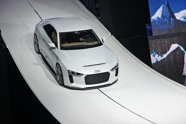 Der verbaute Fünfzylinder leistet in der Studie 300 kW/408 PS