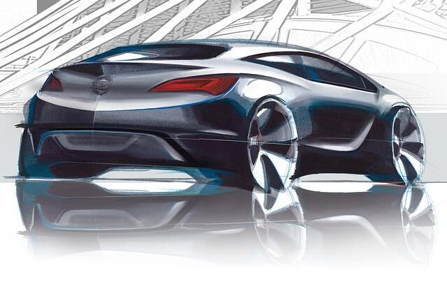 Designskizze für den GTC Paris