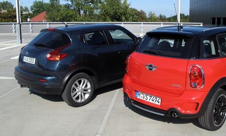 Vergleichstest Mini Cooper S Countryman - Nissan Juke 1.6 DIG-T