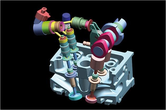 Die elektrohydraulische Ventilsteuerung soll flexibler sein als das elektromechanische System von BMW - mehr verrät Alfa nicht