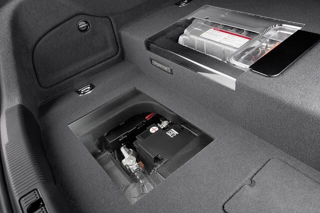 Die Hybrid-Technik geht auf Kosten des Kofferraums