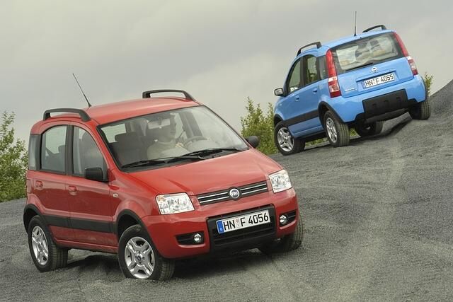 Den Fiat Panda gibt es traditionell auch als Allrader