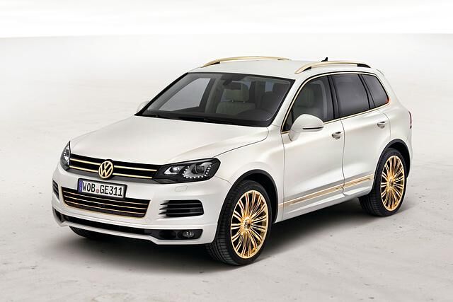 Die Felgen sind aus 24-karätigem Gold