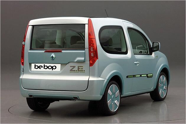 Einen Auspuff benötigt der Elektro-Renault natürlich nicht