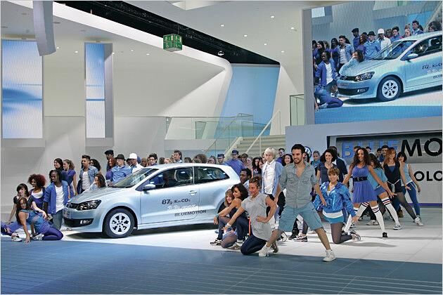 Premiere auf der IAA 2009: Mit nur 3,3 Liter Verbrauch kommt der Polo BlueMotion ab Anfang 2010
