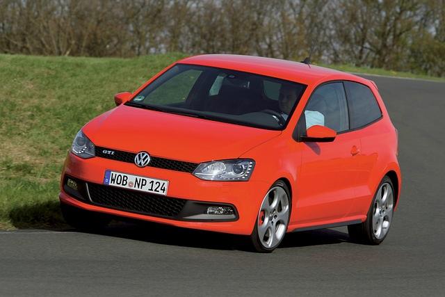 Relativ bescheiden gibt sich der VW Polo GTI
