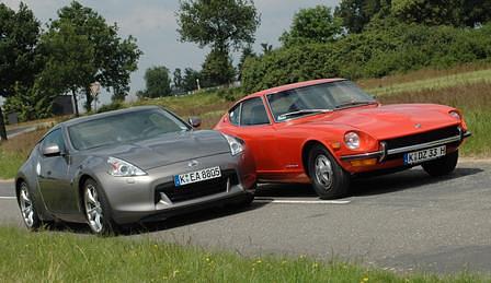 40 Jahre Nissan Z: Nissan 370 Z und Datsun 240 Z