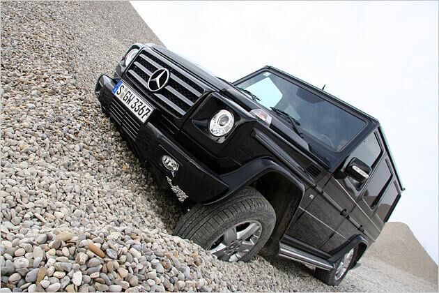 Der G 500 wühlt sich überall hindurch