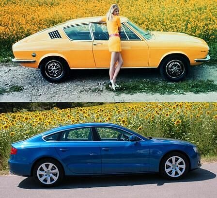 Audi S Coupe (1971) und A5 Sportback