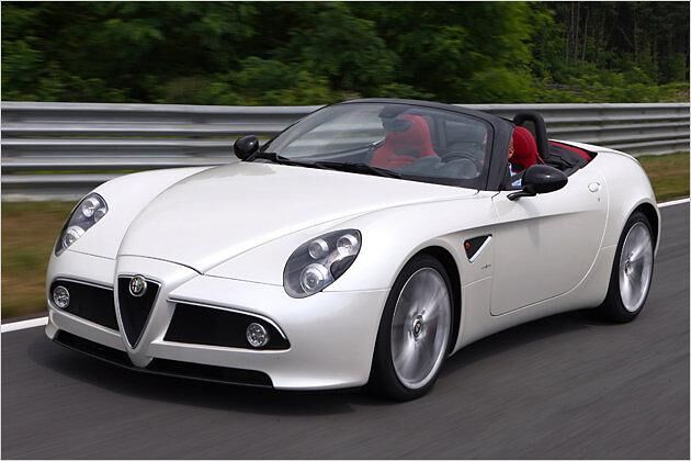 Schön und selten: Alfa baut nur 500 Stück des 8C Spider