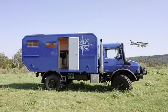 Unimog U 4000: Basis für ein Extrem-Mobil. Foto: Daimler