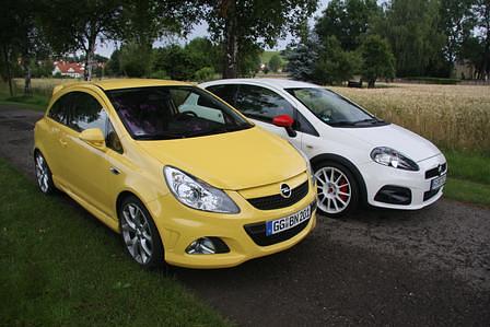 Abarth Grande Punto vs Opel Corsa OPC