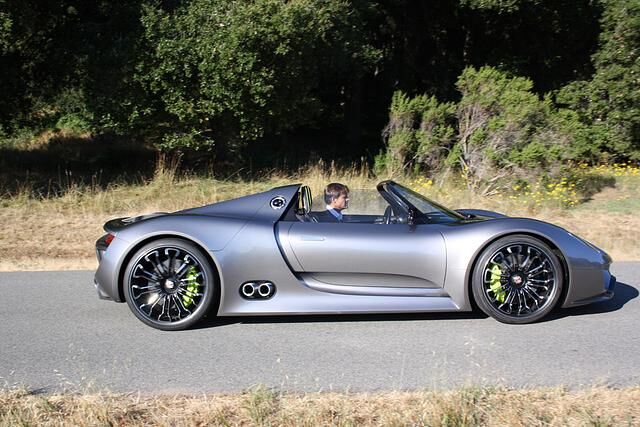 60 Jahre Porsche Amerika: US-Premiere für den 918 Spyder. Foto: Porsche