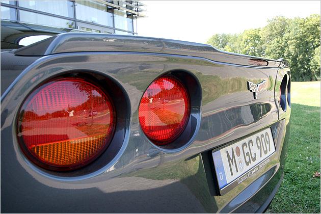 Der dezente Heckspoiler unterscheidet die ZR1 ebenfalls von der C6 und der Z06