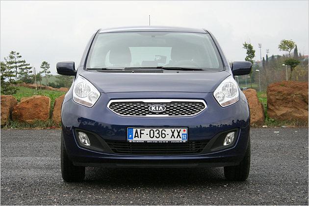Gesicht mit dem neuen Kia-Grill
